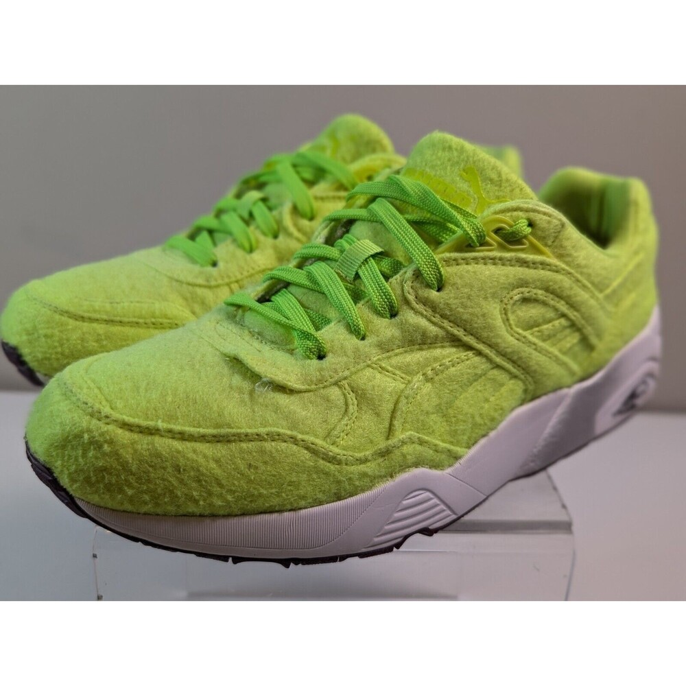 Puma Trinomic R698 Wool Pack Mens Green Lace Up Trainers 358832 03 Size 9.5